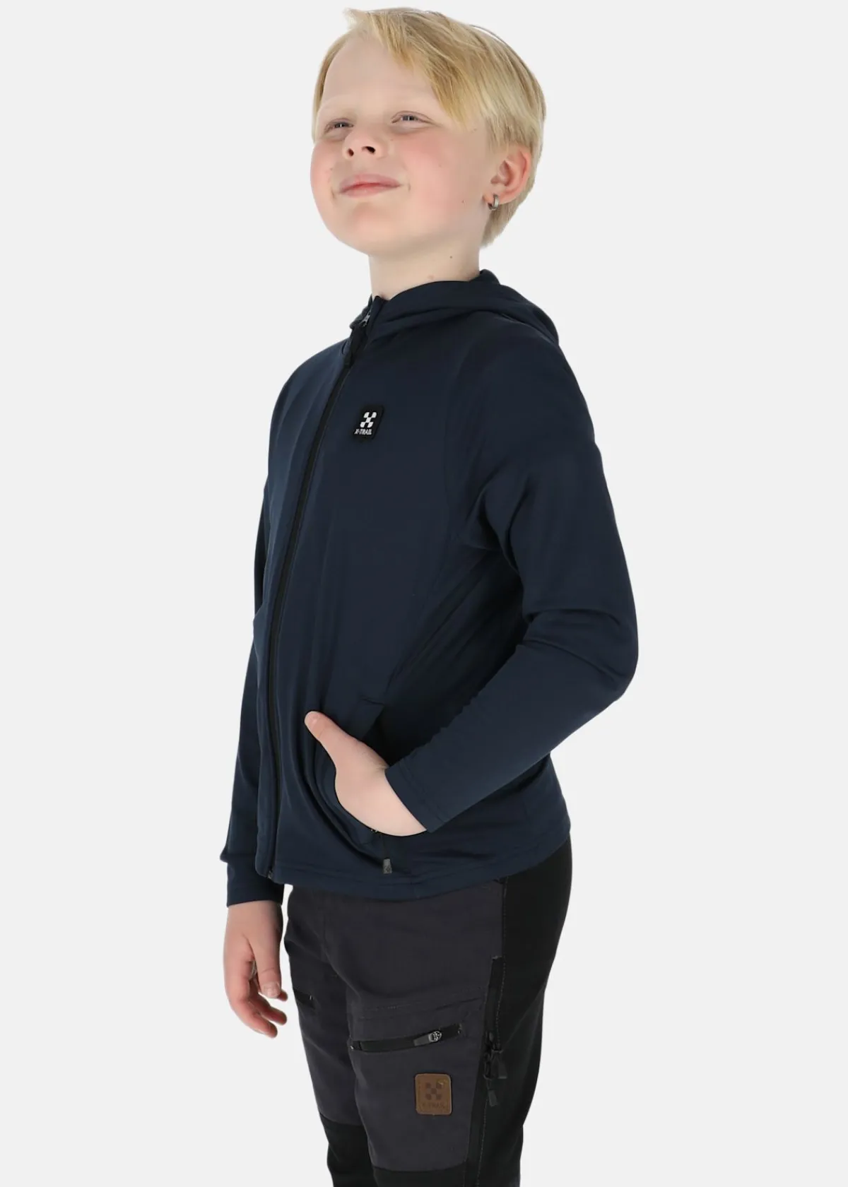 Barn X-trail Active Fullzip Hood JR
