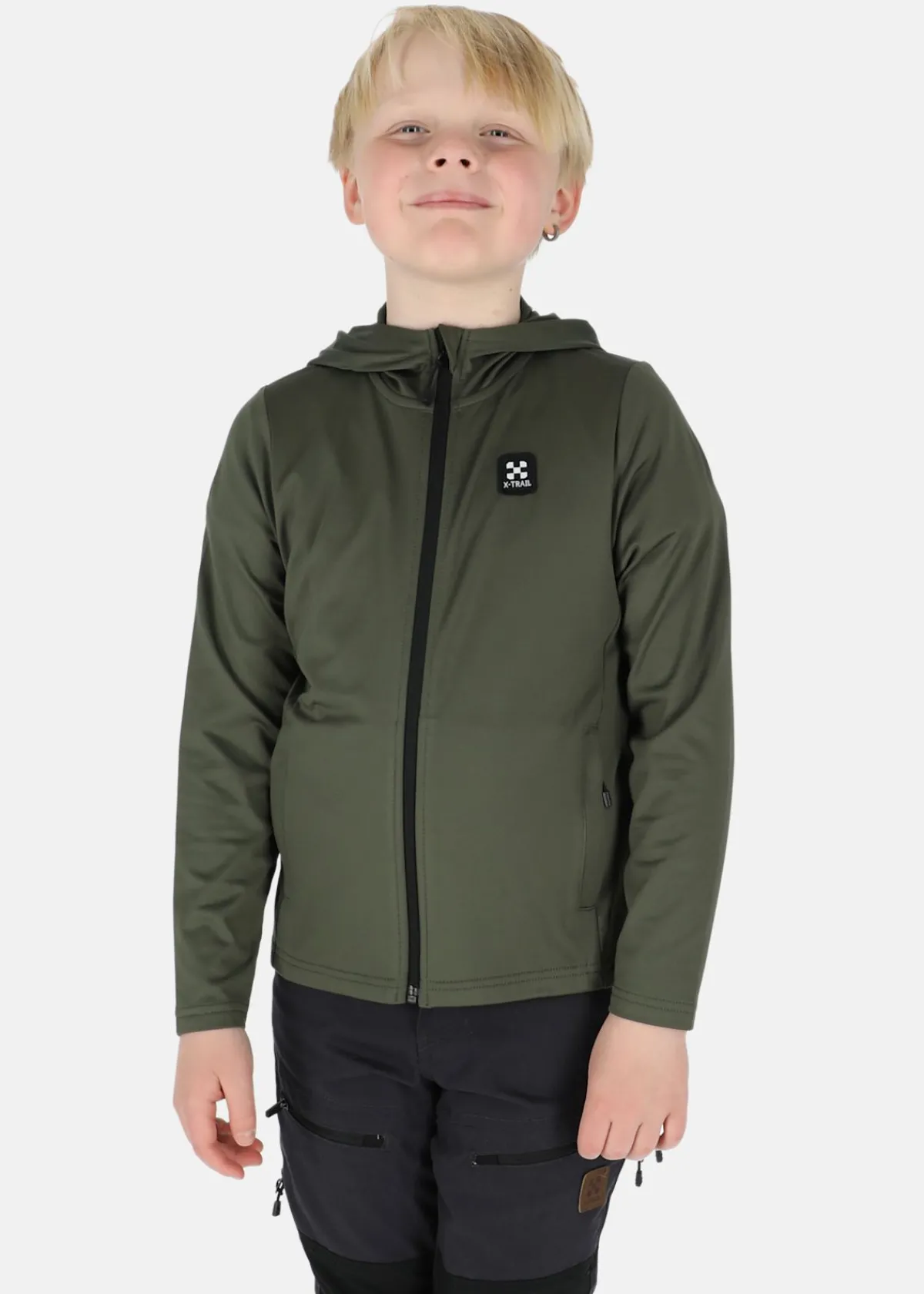 Barn X-trail Active Fullzip Hood JR
