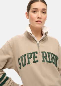 Superdry Athletic Applique Half Zip