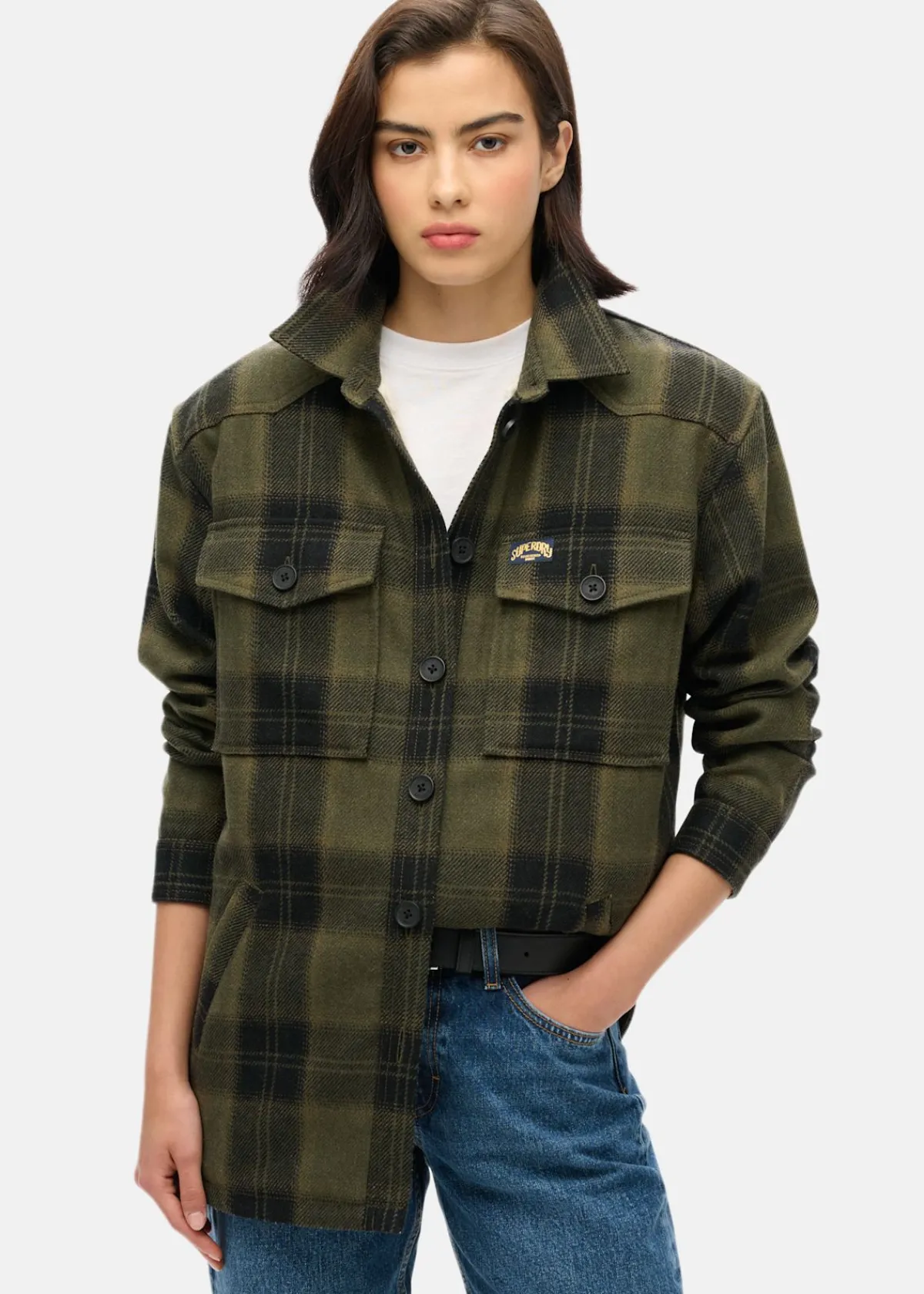Superdry Borg Check Overshirt