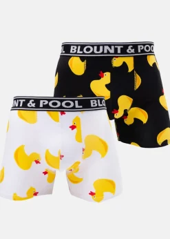 Blount & Pool Boxer Shorts Yellow Duck 2-pac