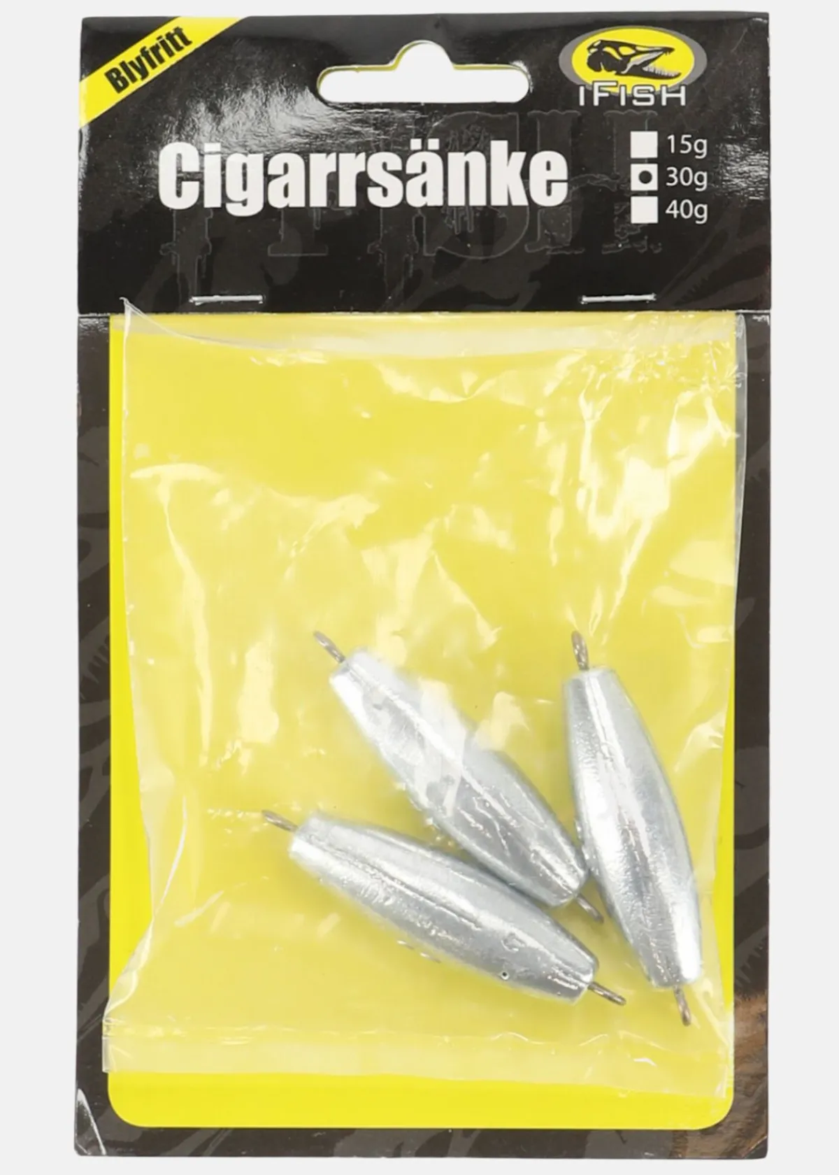 I-fish Cigarrsänke Blyfritt 30g, (3-p