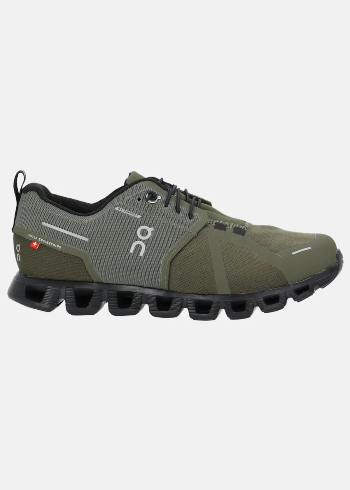 On Running Cloud 5 Waterproof W Olive/Bla