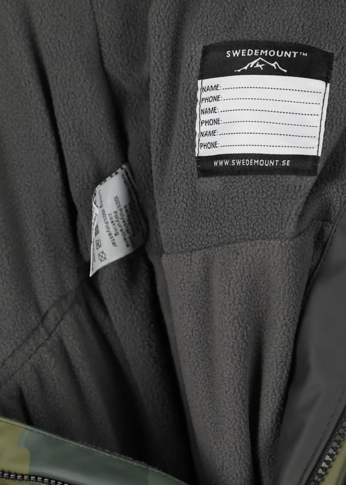 Barn Swedemount Drop Fleece Rain Suit JR