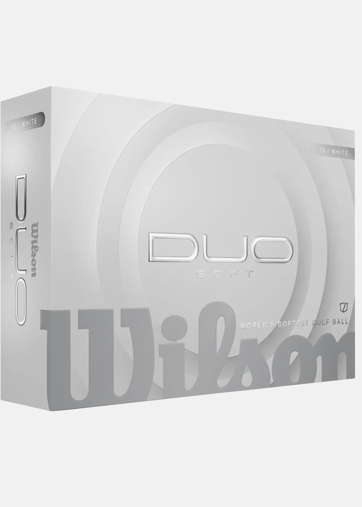 Wilson DUO SOFT GOLF BALL White 12-BA
