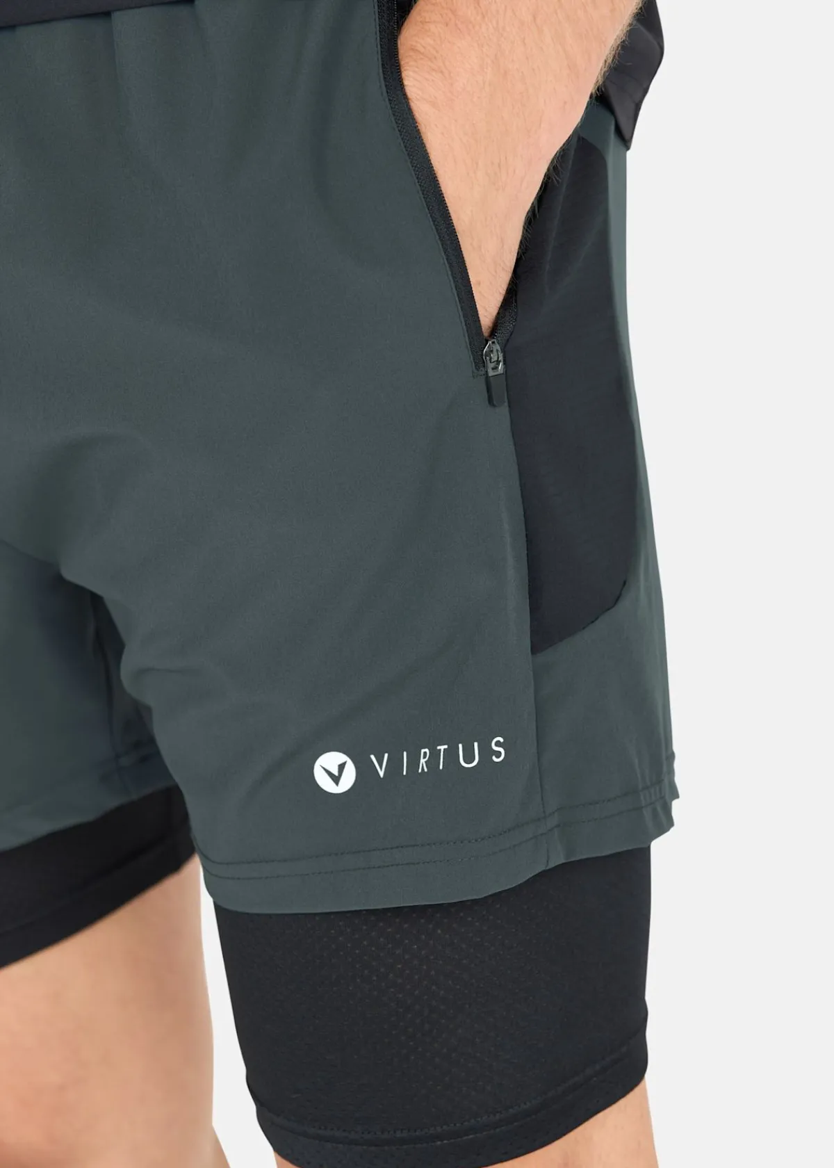 Virtus Dylan M 2-in-1 Stretch Shorts