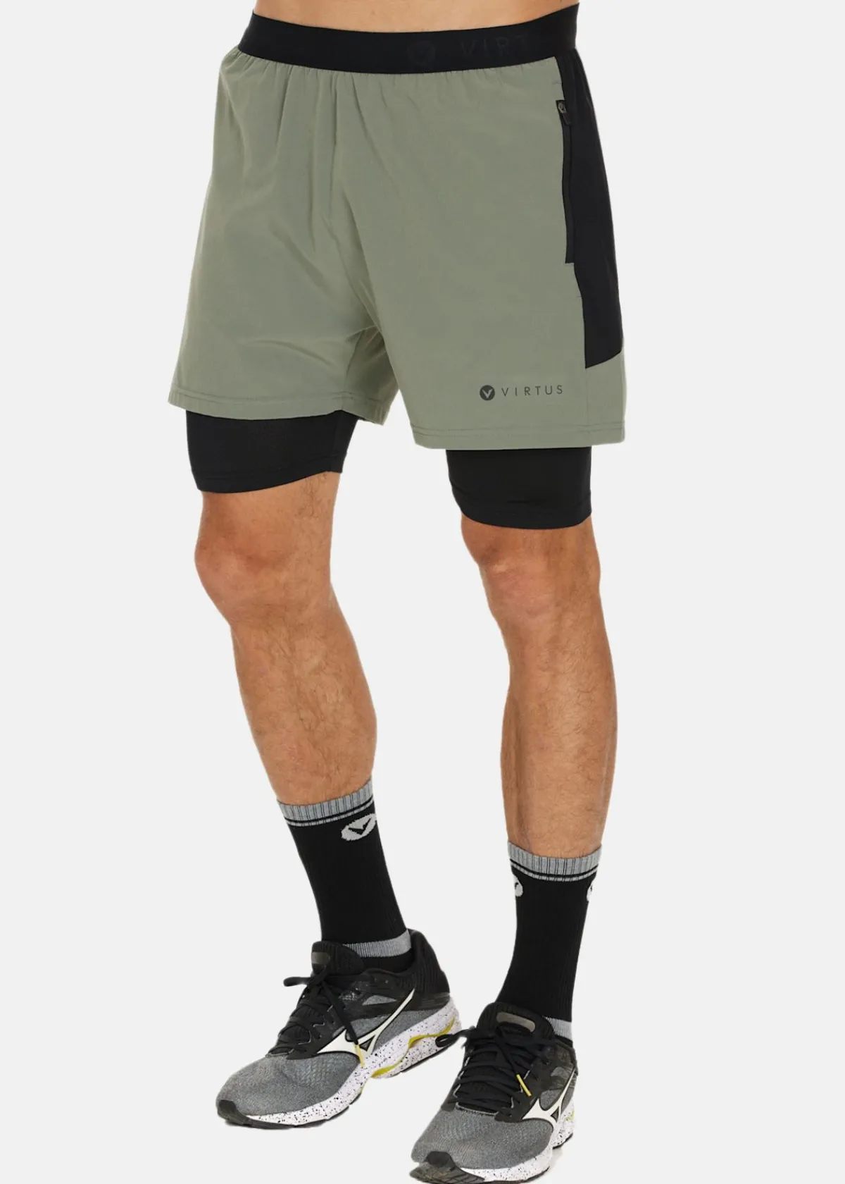 Virtus Dylan M 2-in-1 Stretch Shorts