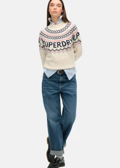 Superdry Fairisle Branded Jumper