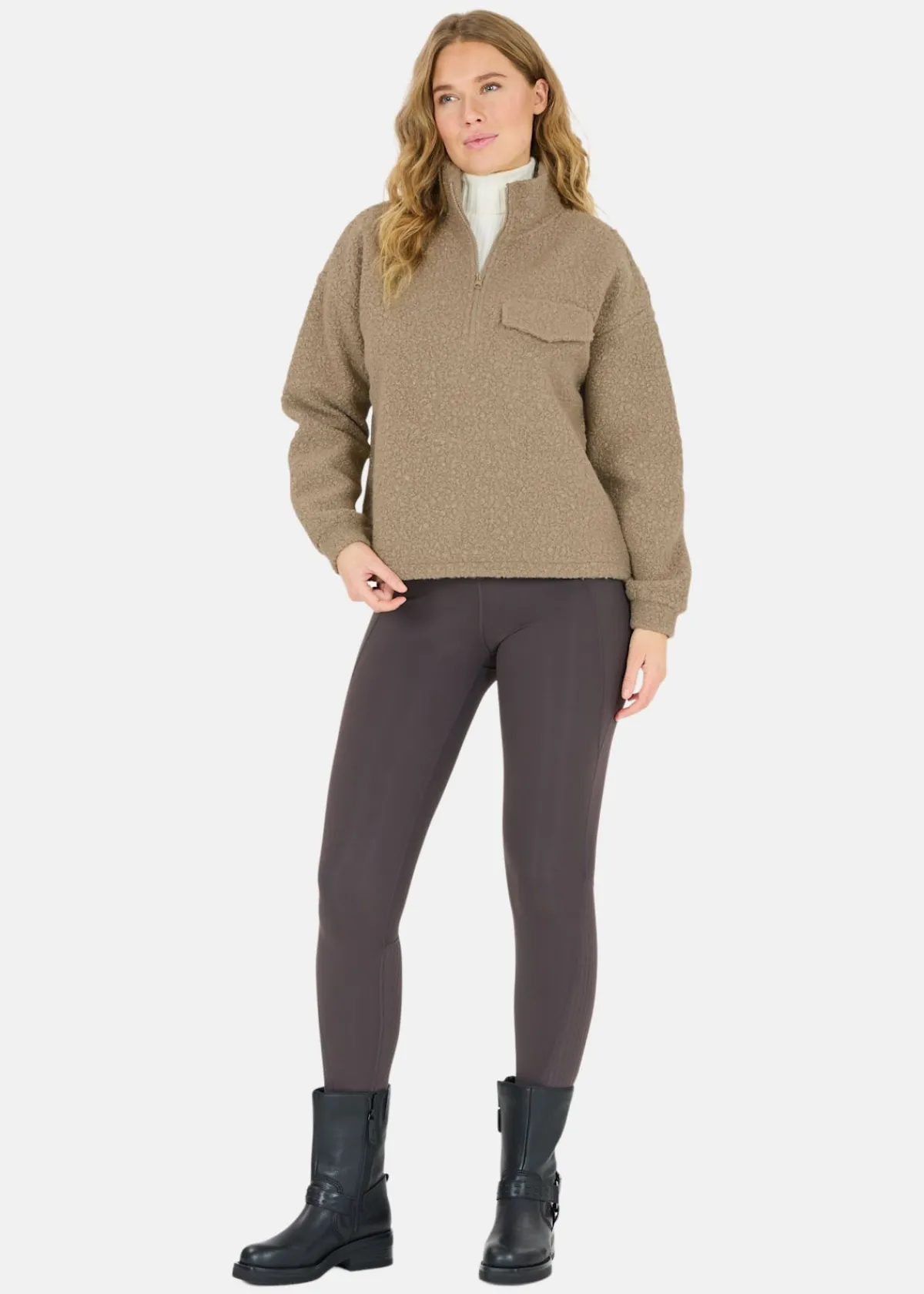 Athlecia Florrie W Sherpa Half zip