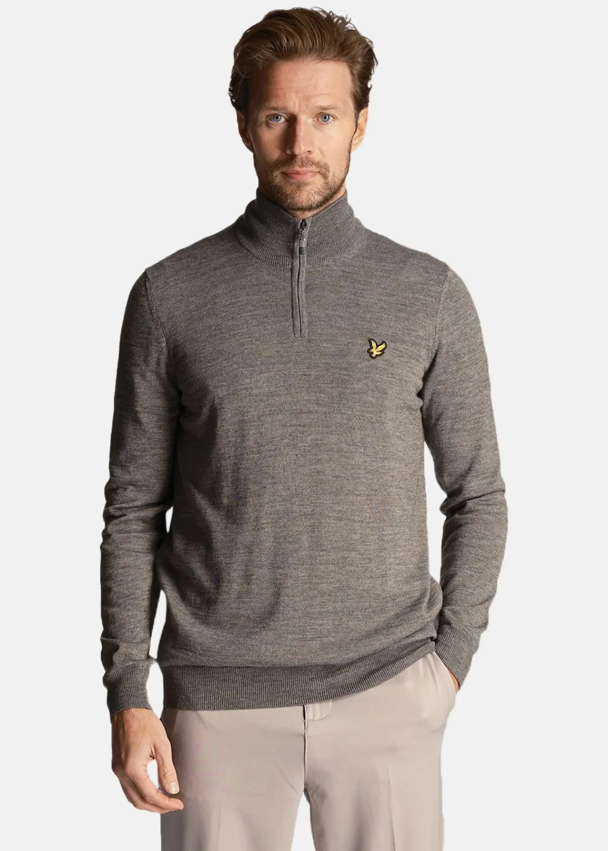 Lyle&scott Golf Core 1/4 Zip Merino Mix