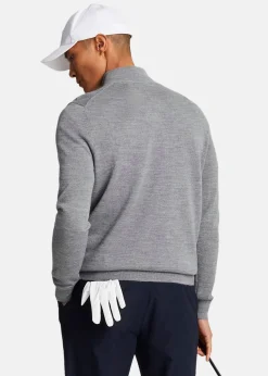 Lyle&scott Golf Quarter Zip Merino Jumper