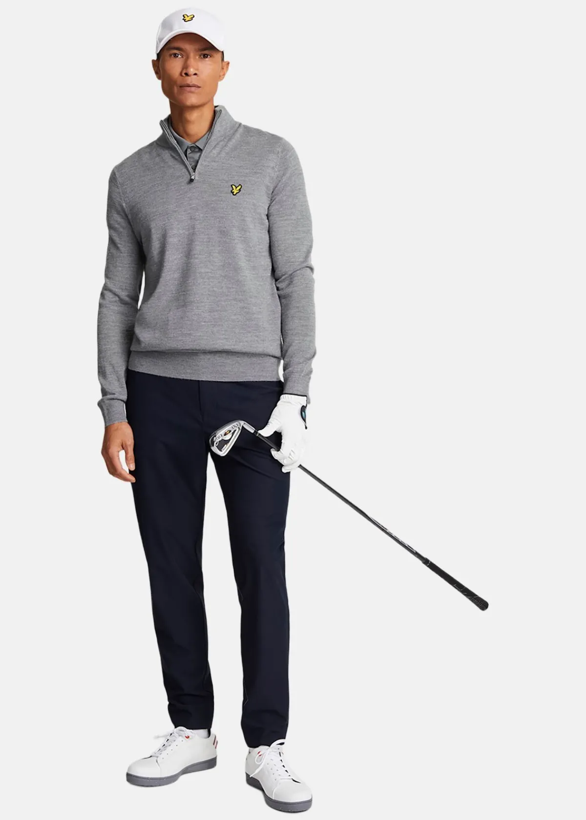 Lyle&scott Golf Quarter Zip Merino Jumper