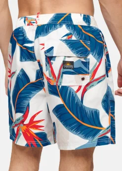 Superdry HAWAIIAN PRINT 17" SWIM SHORT