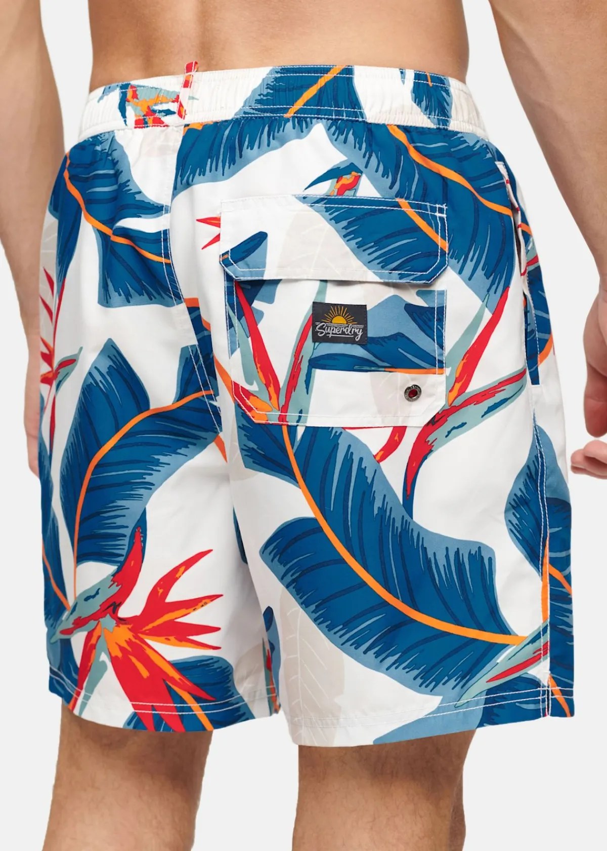 Superdry HAWAIIAN PRINT 17" SWIM SHORT
