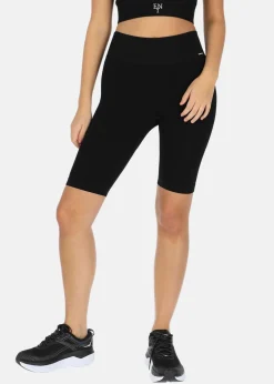 Ellen New York High Waist Rib Seamless Short Tights