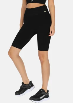 Ellen New York High Waist Rib Seamless Short Tights