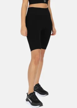 Ellen New York High Waist Rib Seamless Short Tights