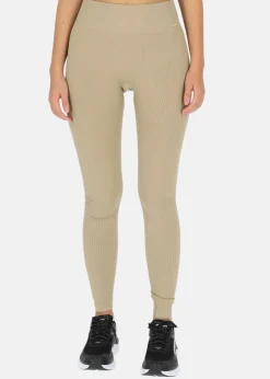 Ellen New York High Waist Rib Seamless Tights