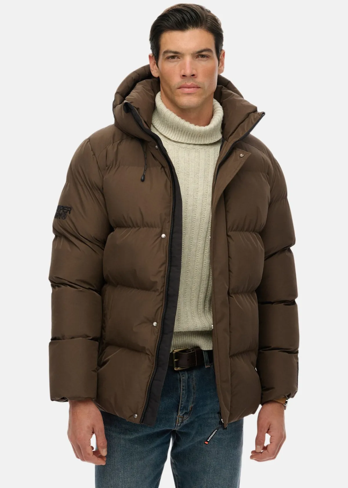 Superdry HOODED 5 BAFFLE SPORTS PUFFER