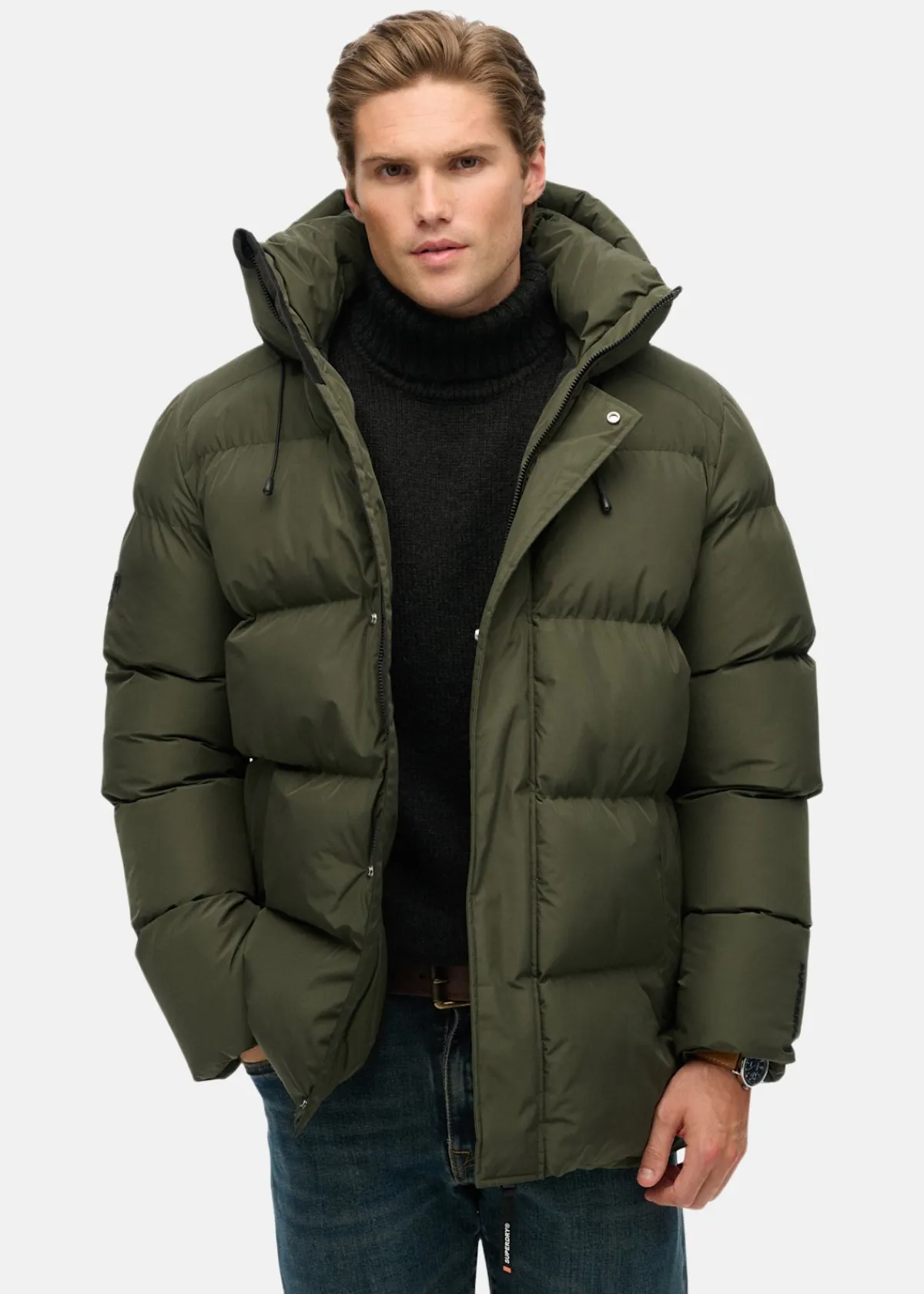 Superdry HOODED 5 BAFFLE SPORTS PUFFER