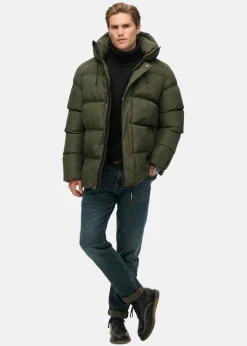 Superdry HOODED 5 BAFFLE SPORTS PUFFER
