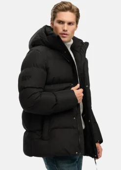 Superdry HOODED 5 BAFFLE SPORTS PUFFER
