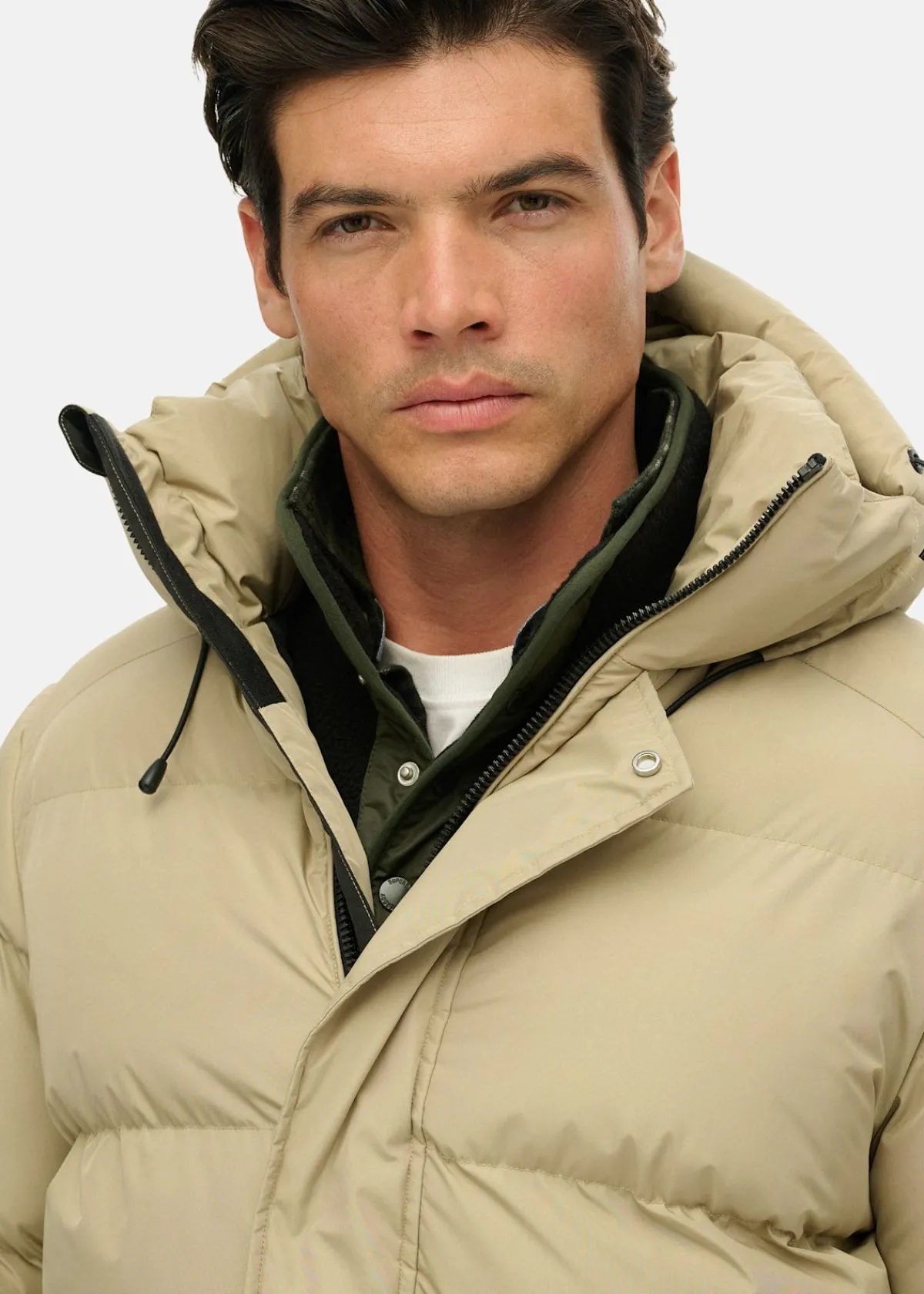Superdry HOODED 5 BAFFLE SPORTS PUFFER
