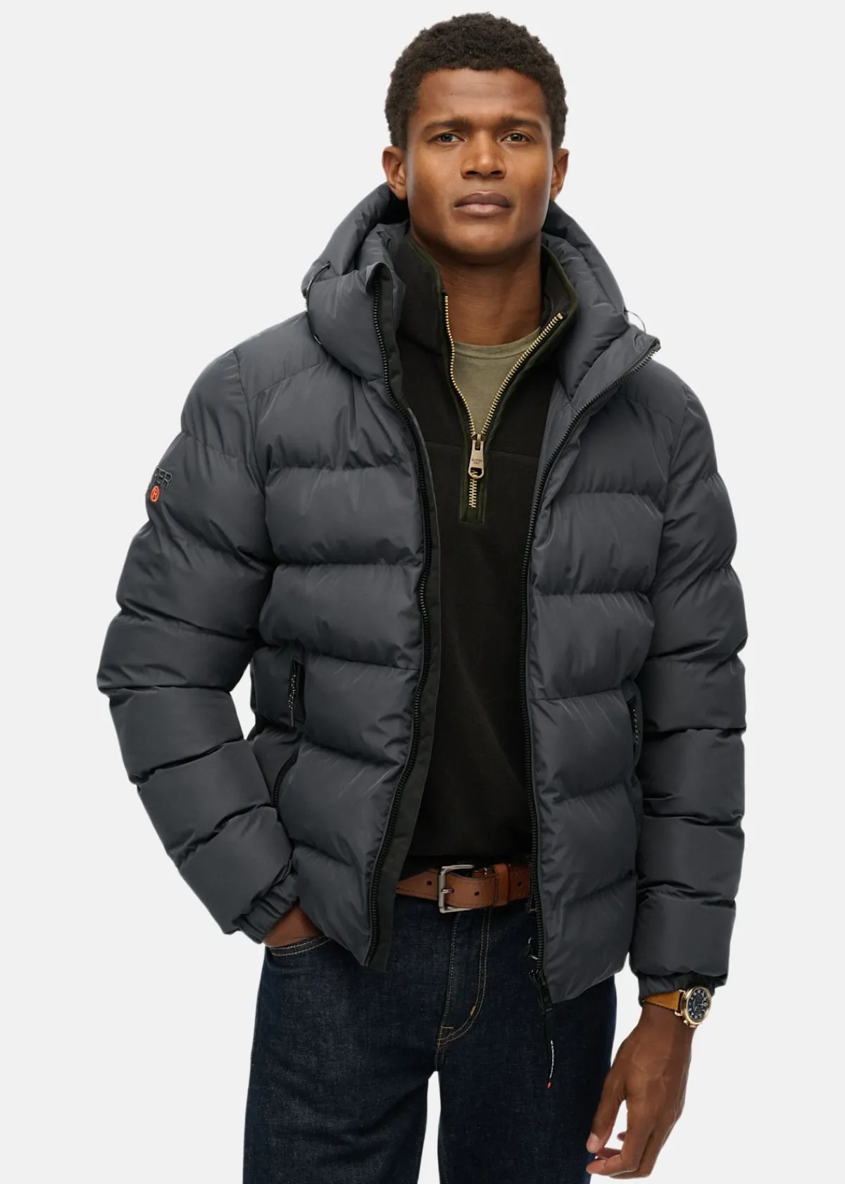Superdry HOODED SPORTS PUFFER JACKET