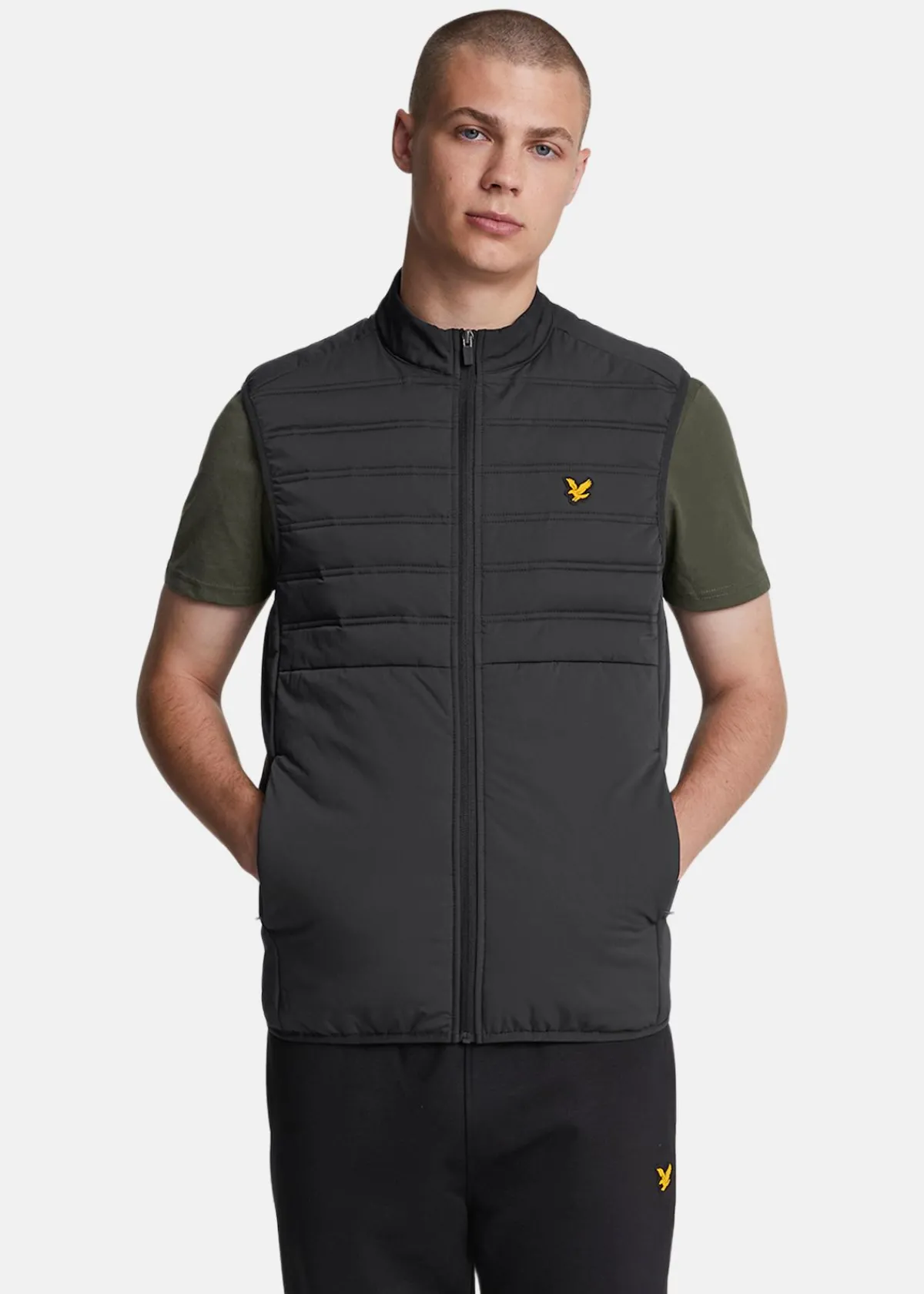 Lyle&scott Hybrid Double Baffle Gilet