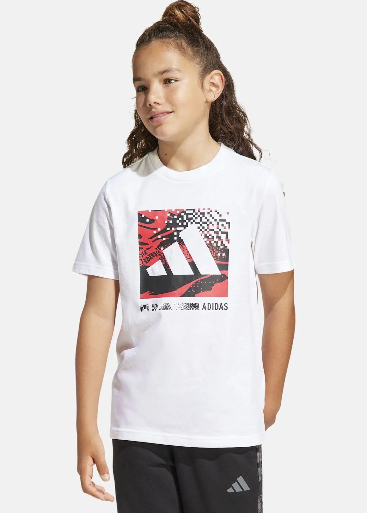 Barn Adidas J CAMO LOGO TEE
