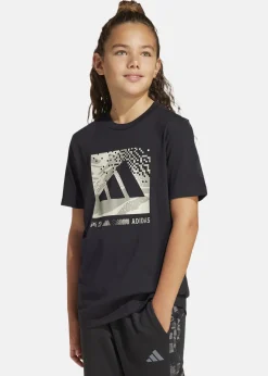 Barn Adidas J CAMO LOGO TEE