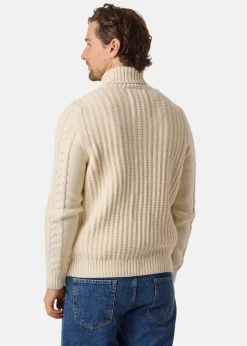 Superdry JACOB CABLE ROLL NECK JUMPER