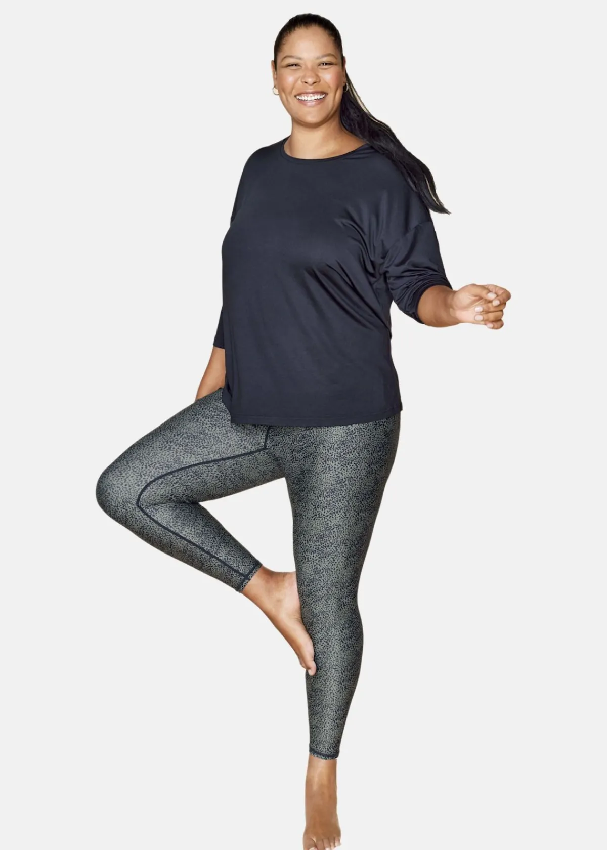 Q-collection Jenirei W Soft Touch 3/4 Tee
