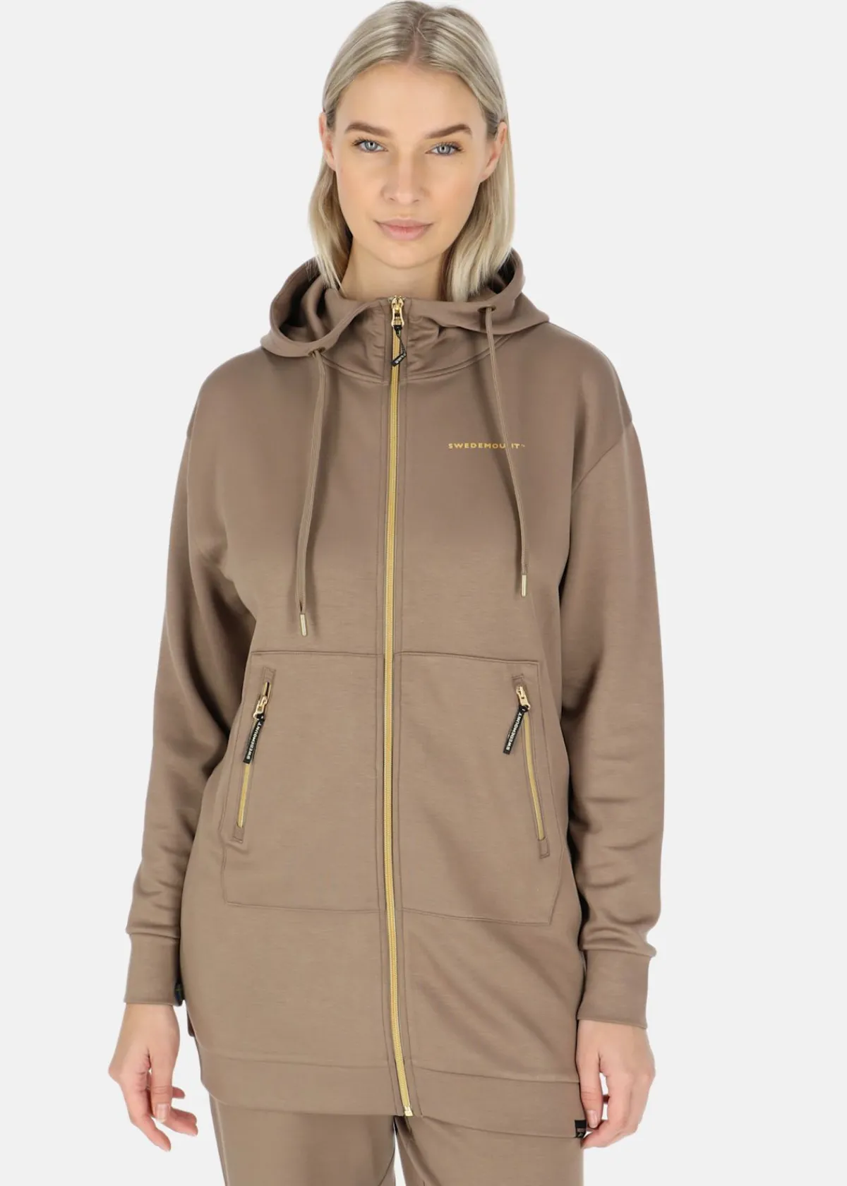 Swedemount Lounge Long Zip Hood W