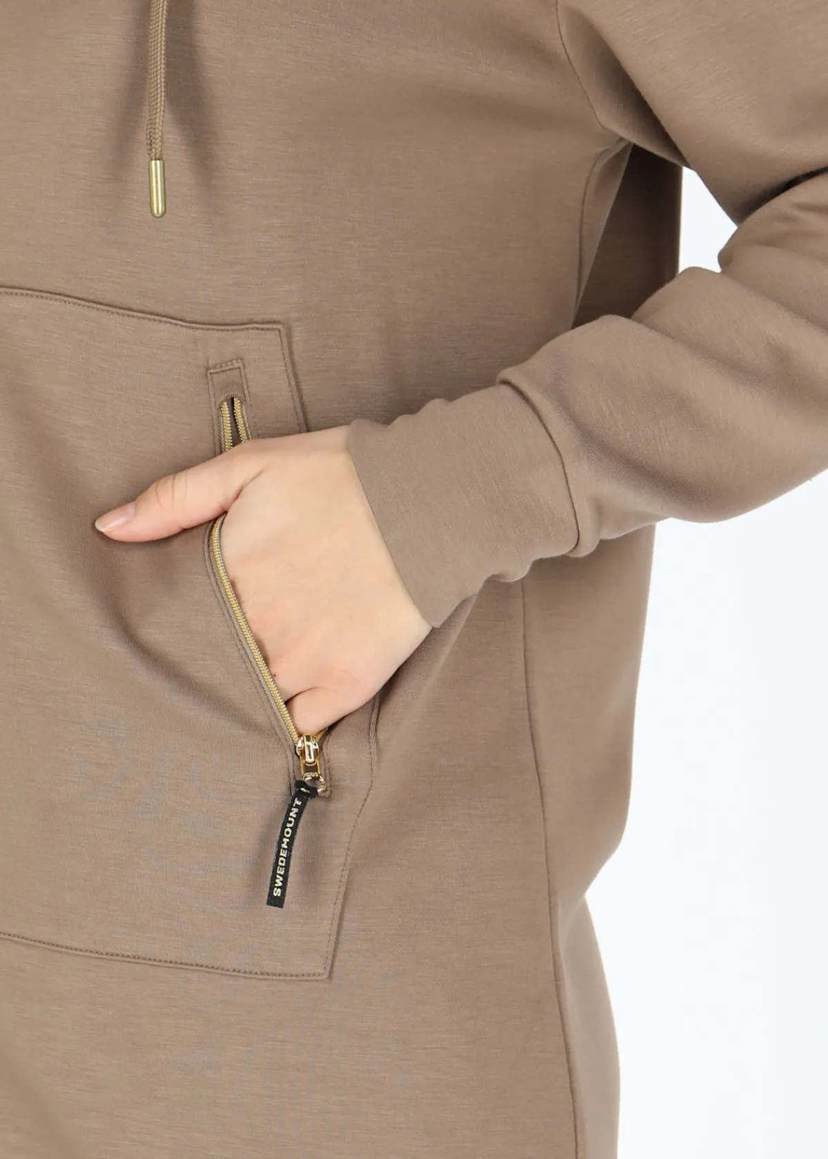 Swedemount Lounge Long Zip Hood W