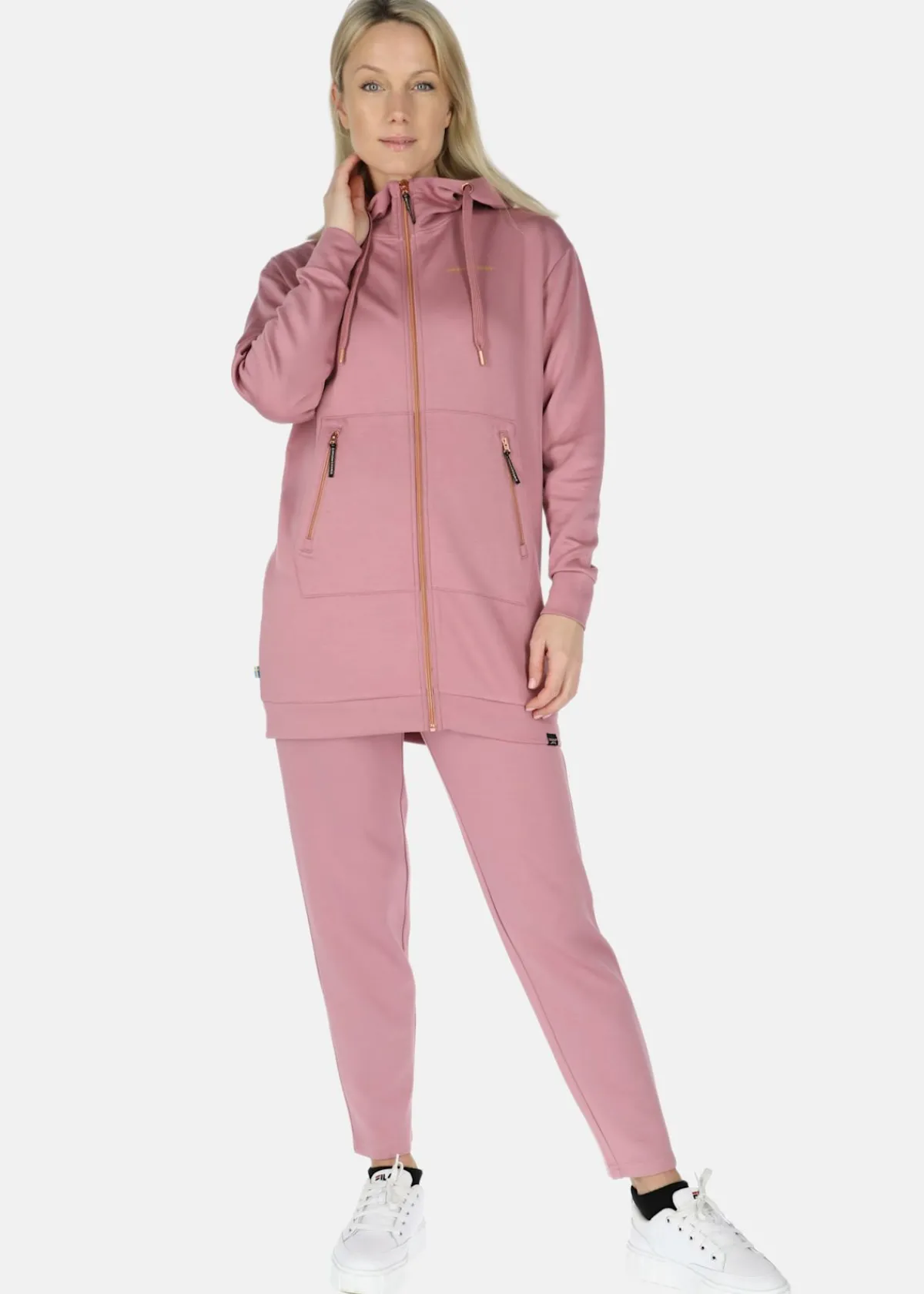 Swedemount Lounge Long Zip Hood W
