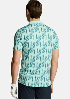 Lyle&scott LS Monogram Printed Polo Shirt