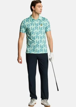Lyle&scott LS Monogram Printed Polo Shirt