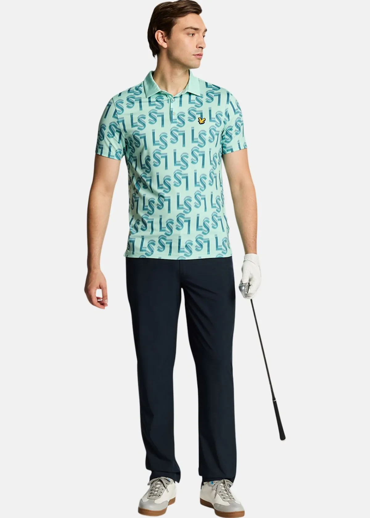 Lyle&scott LS Monogram Printed Polo Shirt