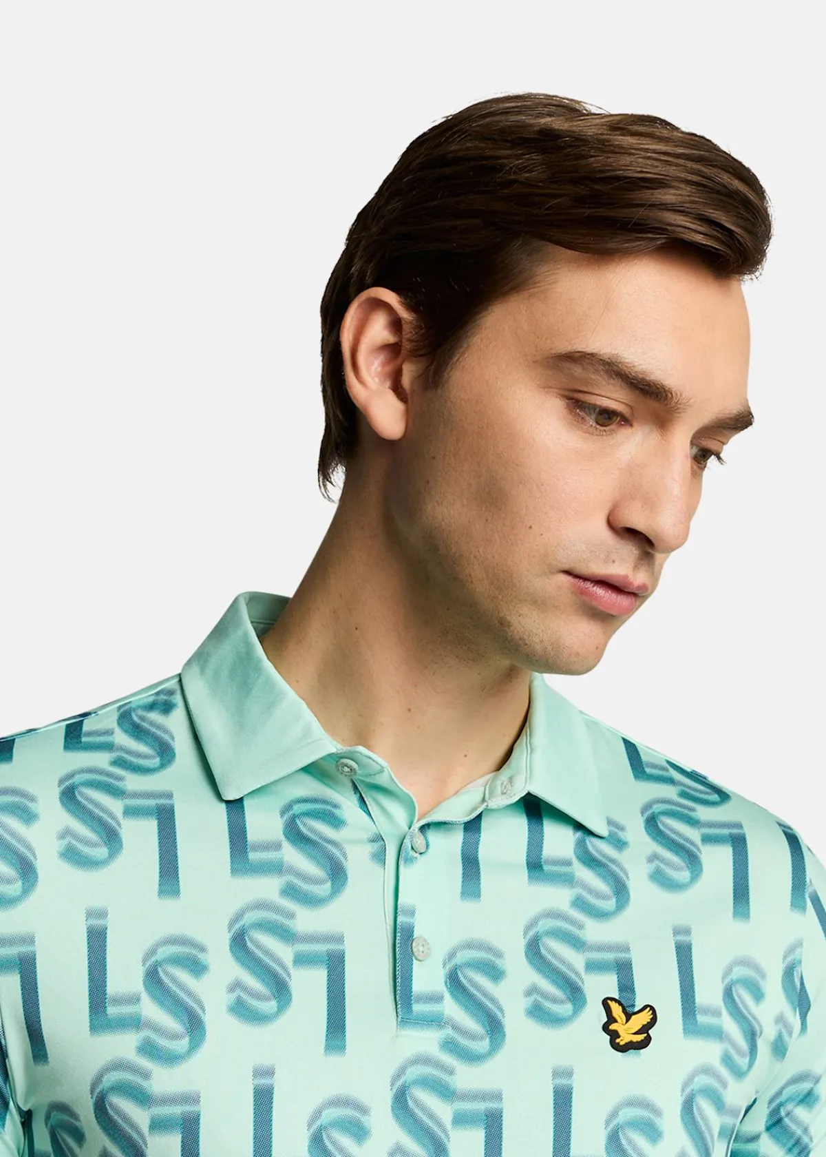 Lyle&scott LS Monogram Printed Polo Shirt