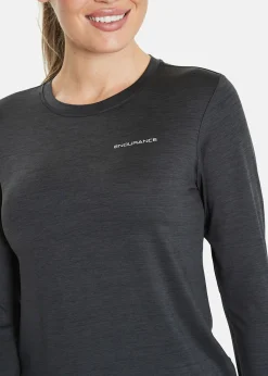 Endurance Maje W Melange L/S Tee