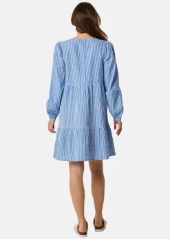 Seaside Marina Seersucker Tunic Dress W