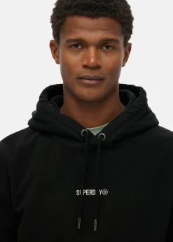 Superdry MICRO LOGO FLEECE HOOD