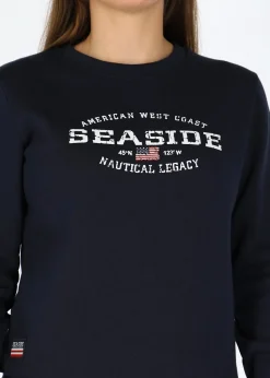 Seaside Nautical Crewneck W