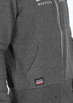 Seaside Nautical Zip Hood