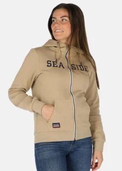 Seaside Nautical Zip Hood W