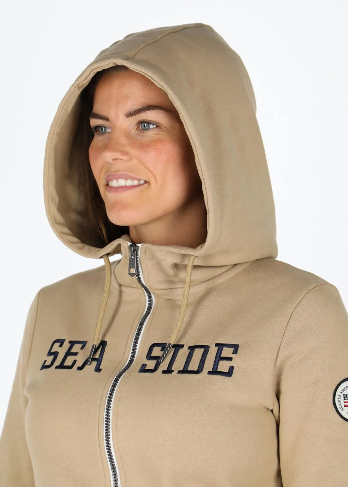 Seaside Nautical Zip Hood W