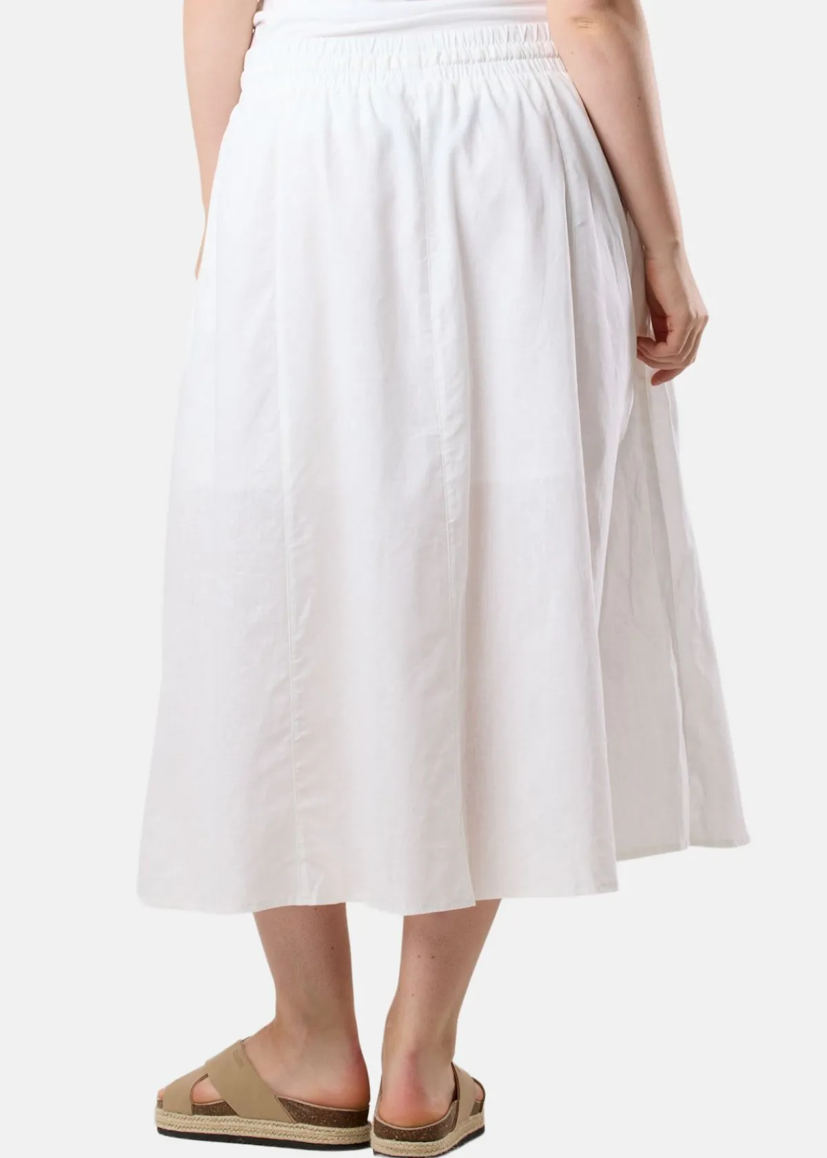 Seaside New Hampshire Linen Long Skirt W