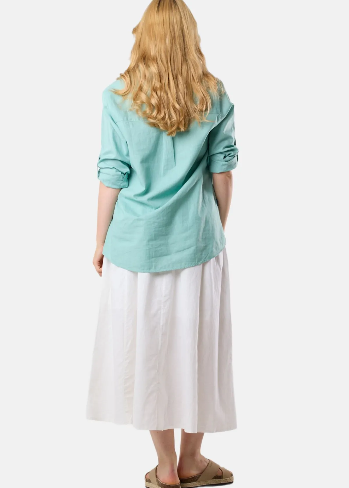 Seaside New Hampshire Linen Long Skirt W