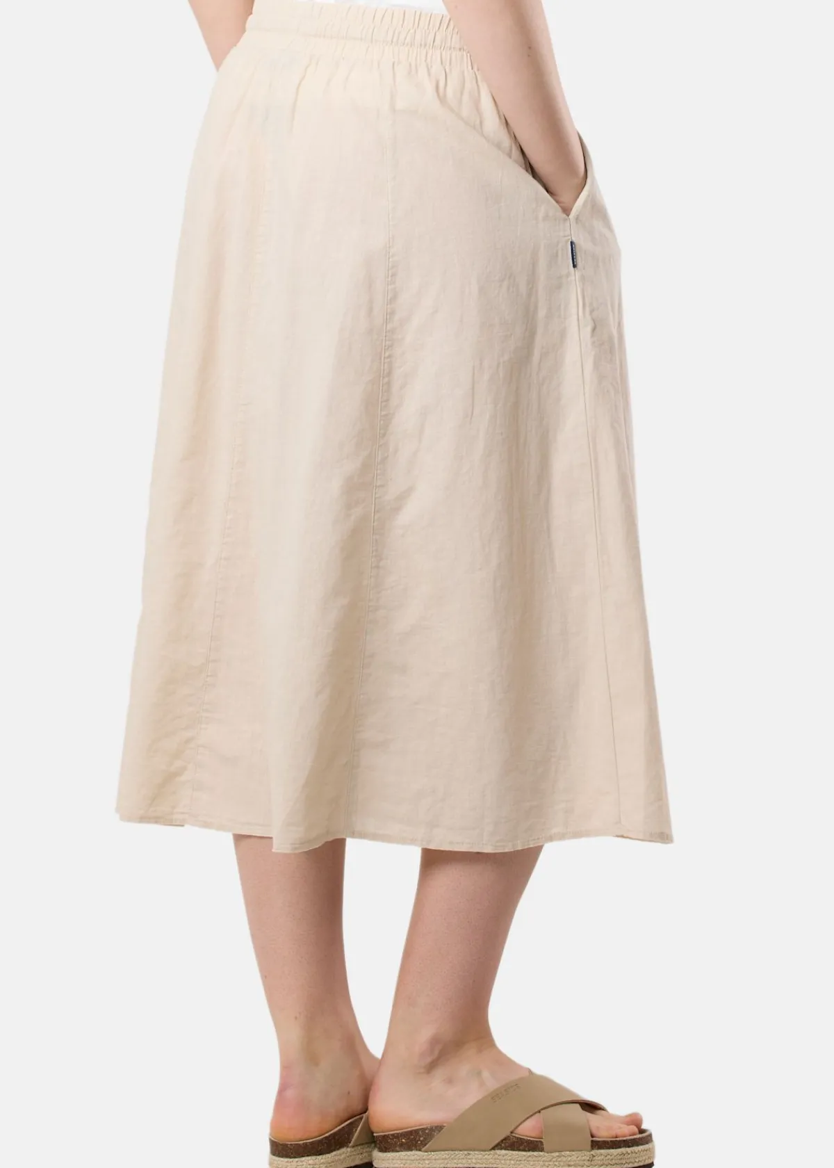 Seaside New Hampshire Linen Long Skirt W